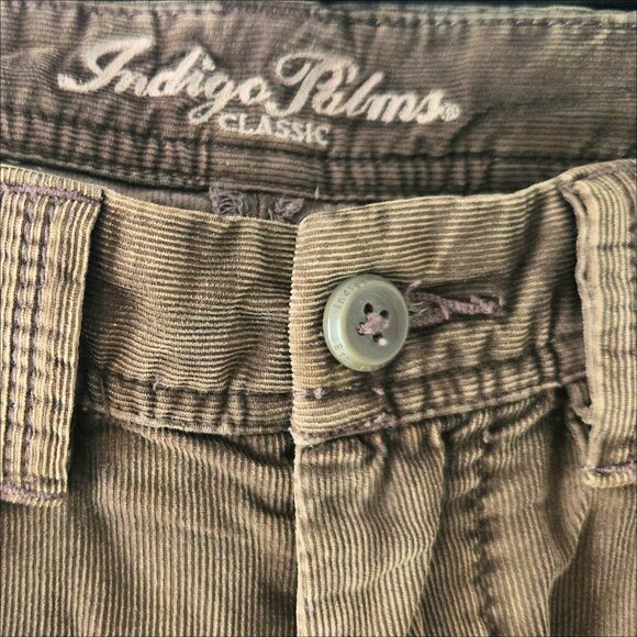 Tommy Bahama Indigo Palms green corduroy pants classic fit - Picture 5 of 6